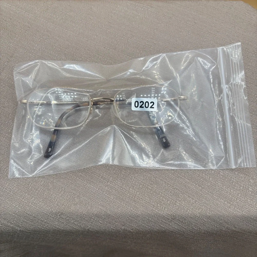 Titmus EXT11 Gold Metal Oval Eyeglasses Frames Tortoise Shell Z87-2+ 52-19-145